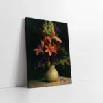 Vazoda Çiçekler | Kanvas Tablo | Cam Tablo | Mdf Tablo | B03376