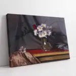 Vazoda Çiçekler | Kanvas Tablo | Cam Tablo | Mdf Tablo | B03377