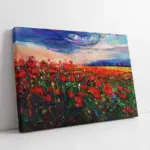 Gelincikler | Kanvas Tablo | Cam Tablo | Mdf Tablo | B03401