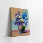 Vazoda Papatyalar | Kanvas Tablo | Cam Tablo | Mdf Tablo | B03405