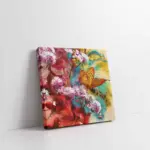 Çiçek Ve Kelebek | Kanvas Tablo | Cam Tablo | Mdf Tablo | B03415