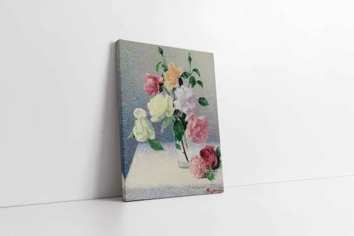 Vazoda Çiçekler | Kanvas Tablo | Cam Tablo | Mdf Tablo | B03457 - Görsel 1
