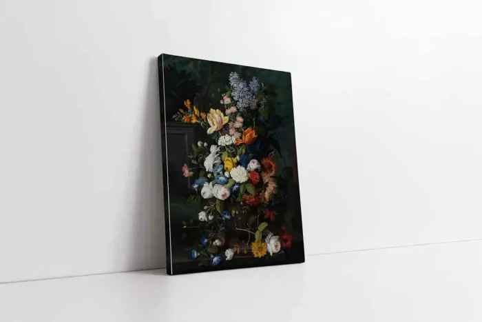 Vazoda Çiçekler | Kanvas Tablo | Cam Tablo | Mdf Tablo | B03467 - Görsel 1