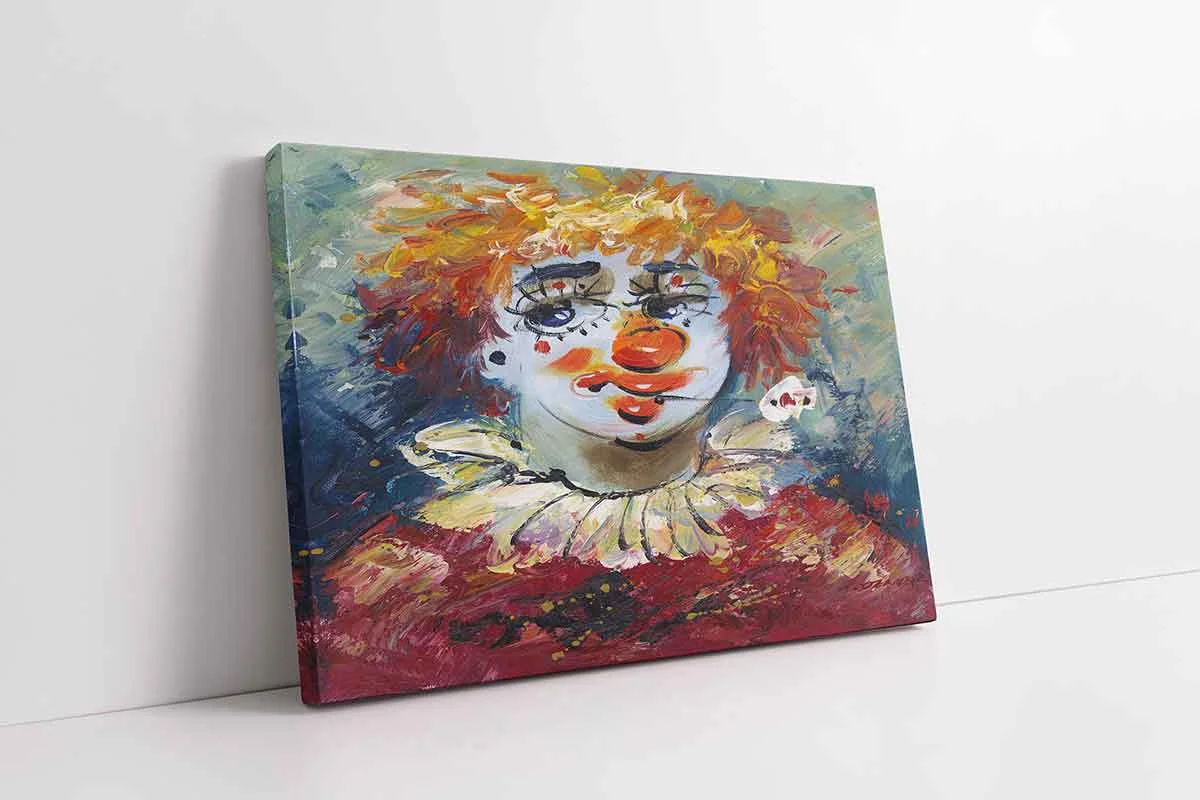 KB05309-10 Palyaço | Kanvas Tablo | Cam Tablo | Mdf Tablo | B05309 - Görsel 1