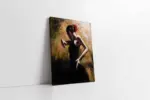 Siyah Giymiş Latin Dansı Yapan Kadın | Kanvas Tablo | Cam Tablo | Mdf Tablo | B06002