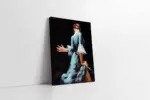 Mavi Giymiş Dansçı Kadın | Kanvas Tablo | Cam Tablo | Mdf Tablo | B06013