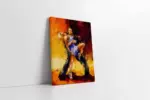 Latin Dans Yapan Kadın Erkek | Kanvas Tablo | Cam Tablo | Mdf Tablo | B06025