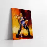 Latin Dans Yapan Kadın Erkek | Kanvas Tablo | Cam Tablo | Mdf Tablo | B06025