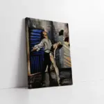 Latin Dans Yapan Kadın Erkek | Kanvas Tablo | Cam Tablo | Mdf Tablo | B06031