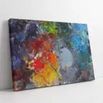 Rengarenk Soyut | Kanvas Tablo | Cam Tablo | Mdf Tablo | B07001