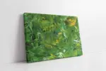 Yeşil Ve Sarı Soyut | Kanvas Tablo | Cam Tablo | Mdf Tablo | B07004