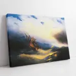 Dalgalı Deniz Ve Yelkenli | Kanvas Tablo | Cam Tablo | Mdf Tablo | B08002