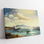 Deniz Ve Tekne | Kanvas Tablo | Cam Tablo | Mdf Tablo | B08005