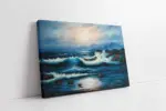 Dalgalı Deniz | Kanvas Tablo | Cam Tablo | Mdf Tablo | B08006