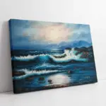 Dalgalı Deniz | Kanvas Tablo | Cam Tablo | Mdf Tablo | B08006