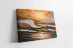 Dalgalı Deniz | Kanvas Tablo | Cam Tablo | Mdf Tablo | B08007