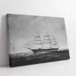 Deniz Ve Yelkenli Gemi | Kanvas Tablo | Cam Tablo | Mdf Tablo | B08017