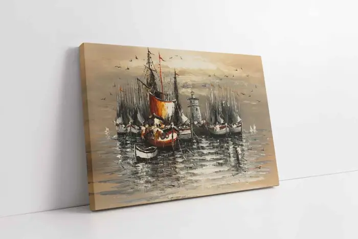 Gemiler | Kanvas Tablo | Cam Tablo | Mdf Tablo | B08023 - Görsel 1