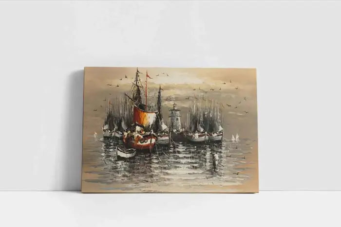 Gemiler | Kanvas Tablo | Cam Tablo | Mdf Tablo | B08023 - Görsel 2