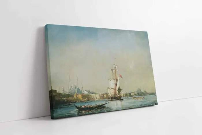 Yelkenli Gemi | Kanvas Tablo | Cam Tablo | Mdf Tablo | B08030 - Görsel 1