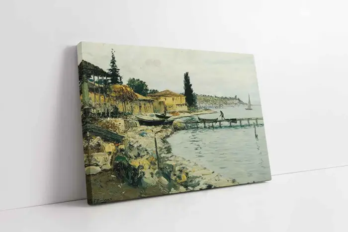 İskele Manzara | Kanvas Tablo | Cam Tablo | Mdf Tablo | B08038 - Görsel 1