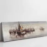 Deniz Ve Tekneler | Kanvas Tablo | Cam Tablo | Mdf Tablo | B08040