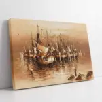 Deniz Ve Tekneler | Kanvas Tablo | Cam Tablo | Mdf Tablo | B08041