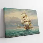 Dalgalı Deniz | Kanvas Tablo | Cam Tablo | Mdf Tablo | B08044