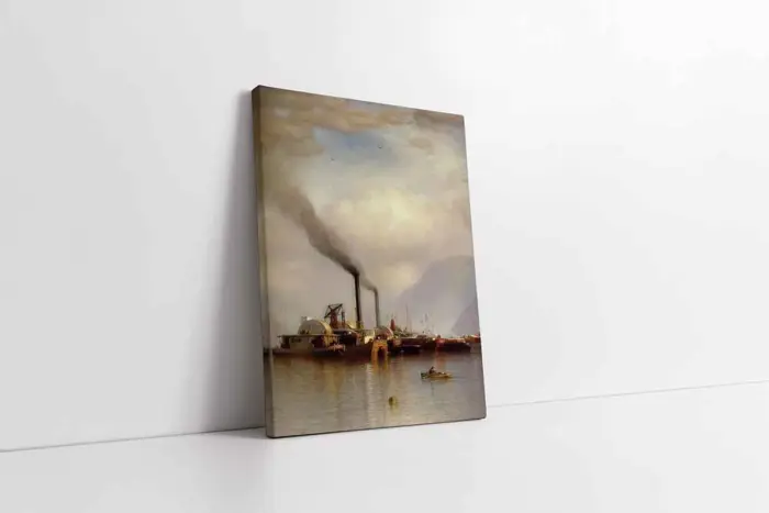 Fabrika Dumanları | Kanvas Tablo | Cam Tablo | Mdf Tablo | B08048 - Görsel 1