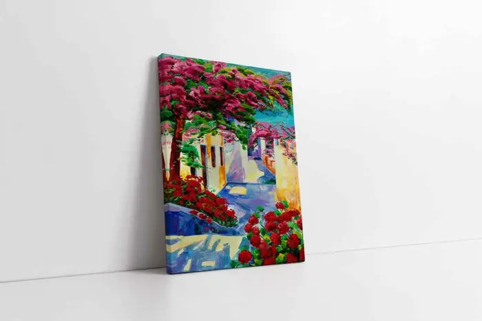 Taş Ev | Kanvas Tablo | Cam Tablo | Mdf Tablo | B09037 - Görsel 1