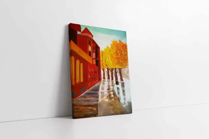 Şehir Manzarası | Kanvas Tablo | Cam Tablo | Mdf Tablo | B09082 - Görsel 1