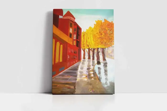 Şehir Manzarası | Kanvas Tablo | Cam Tablo | Mdf Tablo | B09082 - Görsel 2