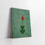 Kırmızı Lale Ebru | Kanvas Tablo | Cam Tablo | Mdf Tablo | B10094