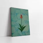 Sarı Lale Ebru | Kanvas Tablo | Cam Tablo | Mdf Tablo | B10096