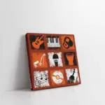 Kolaj Soyut | Kanvas Tablo | Cam Tablo | Mdf Tablo | B11008