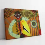 Afrikalı Kabile Üyesi | Kanvas Tablo | Cam Tablo | Mdf Tablo | B12026