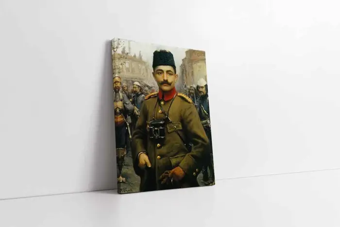 Enver Paşa | Kanvas Tablo | Cam Tablo | Mdf Tablo | B13014 - Görsel 1