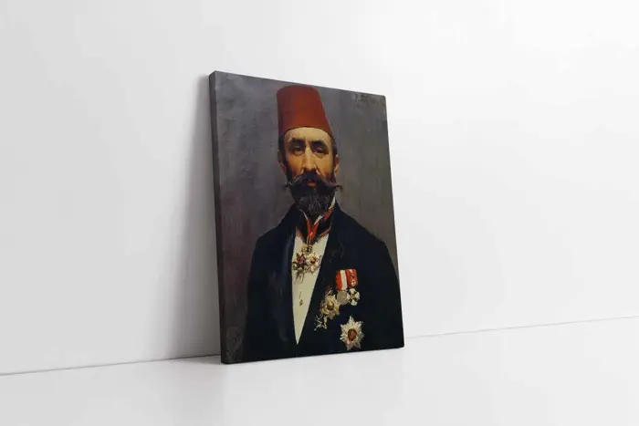 Fausto Zonaro Otoportre | Kanvas Tablo | Cam Tablo | Mdf Tablo | B13015 - Görsel 1