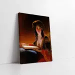 Oryantal Kadın Friedrich Von Amerling | Kanvas Tablo | Cam Tablo | Mdf Tablo | B13041