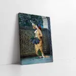 Leylak Toplayan Kız | Kanvas Tablo | Cam Tablo | Mdf Tablo | B13057