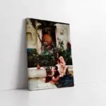 Kadın Ve Kız Çocuğu | Kanvas Tablo | Cam Tablo | Mdf Tablo | B13073