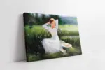 Doğadaki Kadın | Kanvas Tablo | Cam Tablo | Mdf Tablo | B13074