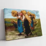 Tarlada Çalışan Kadınlar | Kanvas Tablo | Cam Tablo | Mdf Tablo | B13089