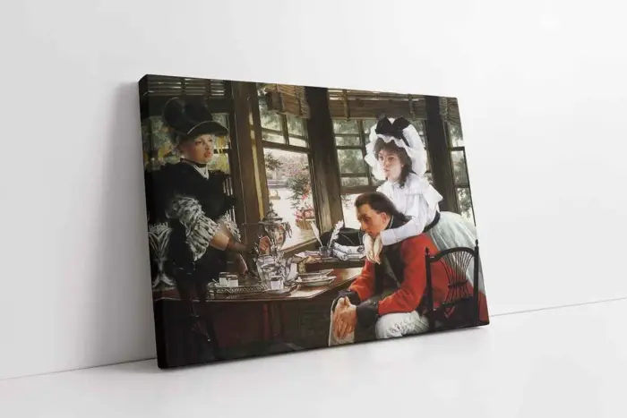 Kötü Haber James Tissot | Kanvas Tablo | Cam Tablo | Mdf Tablo | B13147 - Görsel 1