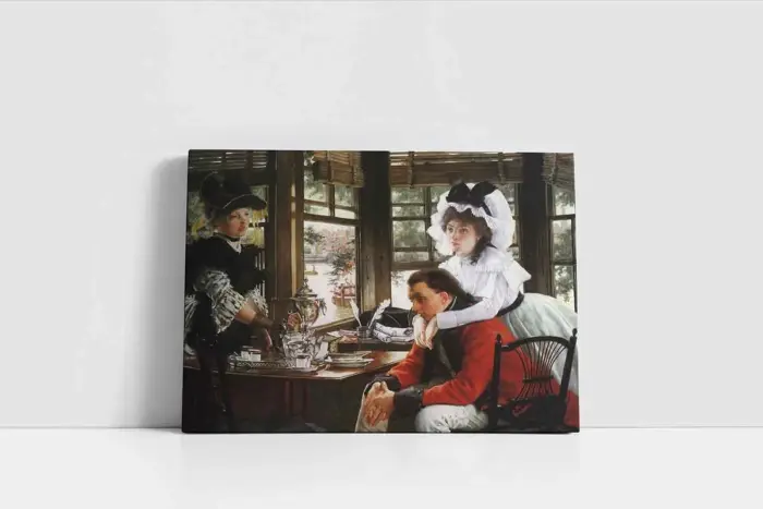 Kötü Haber James Tissot | Kanvas Tablo | Cam Tablo | Mdf Tablo | B13147 - Görsel 2