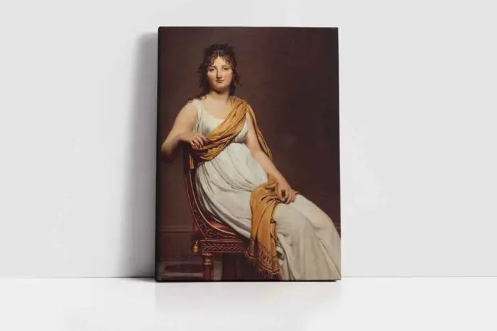Oturan Kadın Jacques Louis David | Kanvas Tablo | Cam Tablo | Mdf Tablo | B13203 - Görsel 2