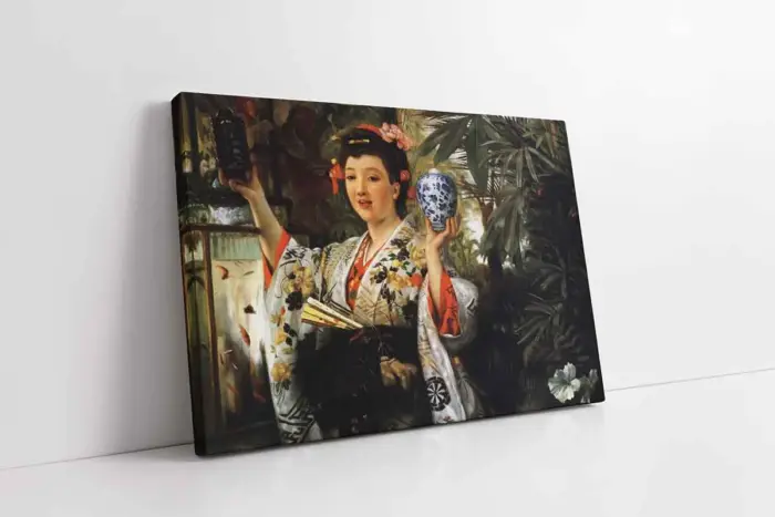 Japon Kadın | Kanvas Tablo | Cam Tablo | Mdf Tablo | B13243 - Görsel 1