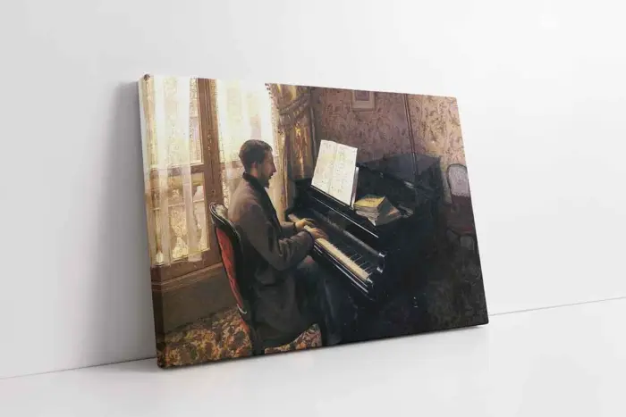 Piyano Çalan Adam | Kanvas Tablo | Cam Tablo | Mdf Tablo | B13259 - Görsel 1