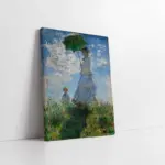 Şemsiyeli Kadın Ve Çocuk | Kanvas Tablo | Cam Tablo | Mdf Tablo | B13264