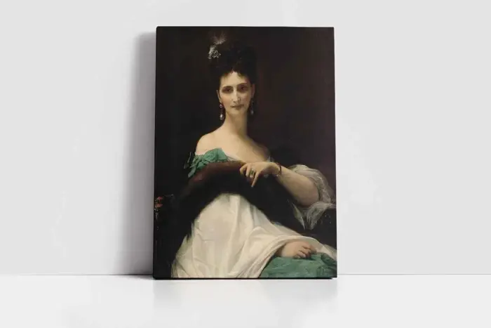 La Contesse De Keller | Kanvas Tablo | Cam Tablo | Mdf Tablo | B13277 - Görsel 2